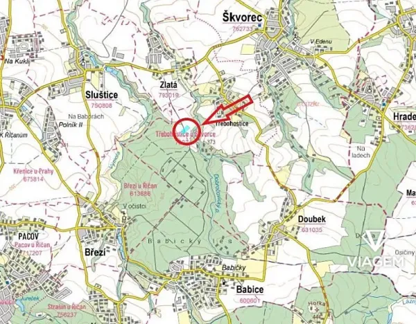 Prodej podílu pole, Škvorec, 1589 m2