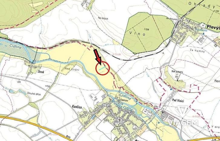 Prodej pole, Žiželice, 2089 m2