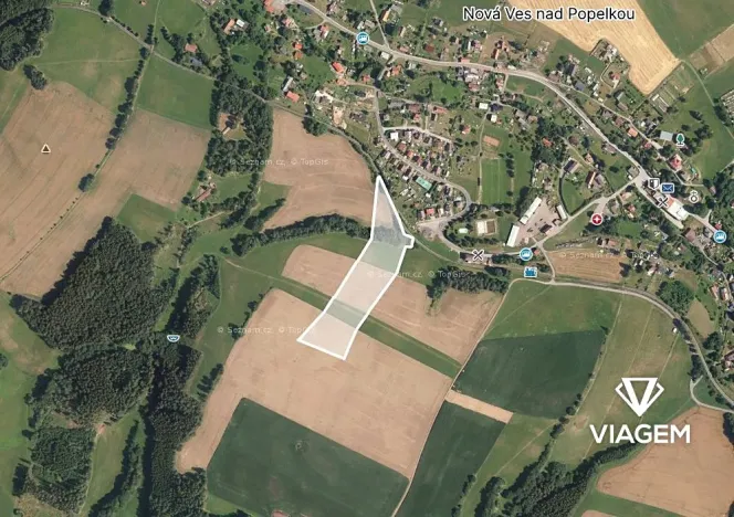 Prodej podílu pole, Nová Ves nad Popelkou, 1558 m2