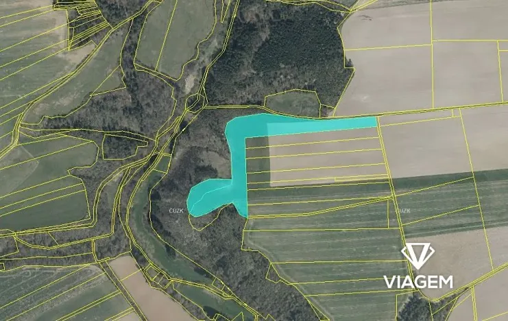 Prodej podílu pole, Šípy, 1150 m2