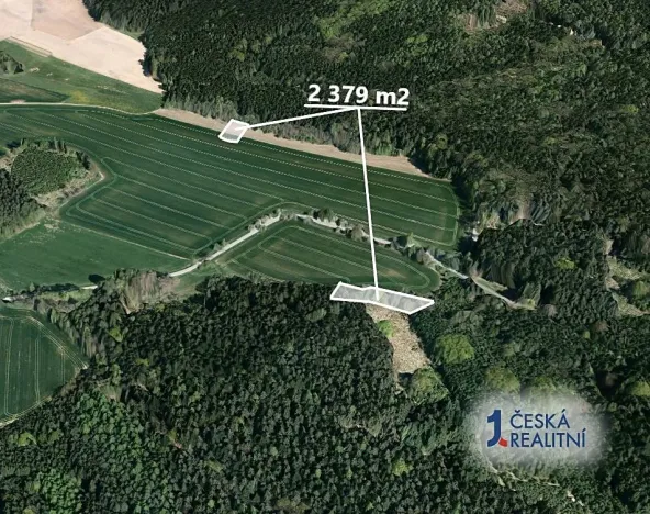 Prodej podílu pole, Služátky, 1189 m2