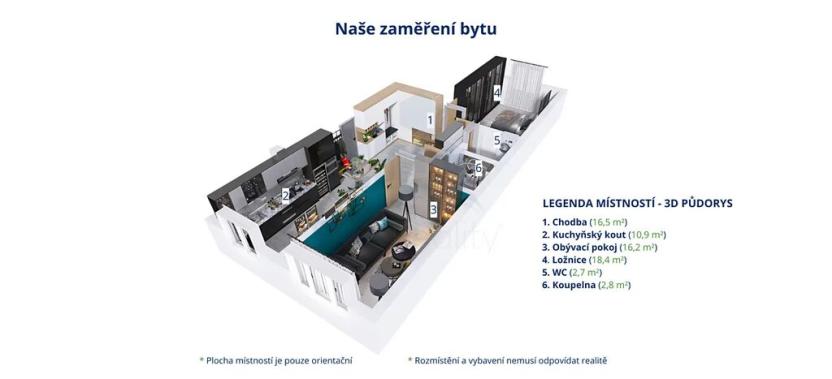 Prodej bytu 2+1, Praha - Žižkov, Biskupcova, 72 m2