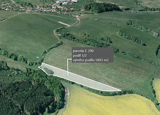 Prodej podílu pole, Podolí, 5893 m2