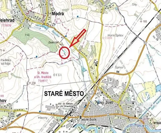 Prodej podílu pole, Jalubí, 1578 m2