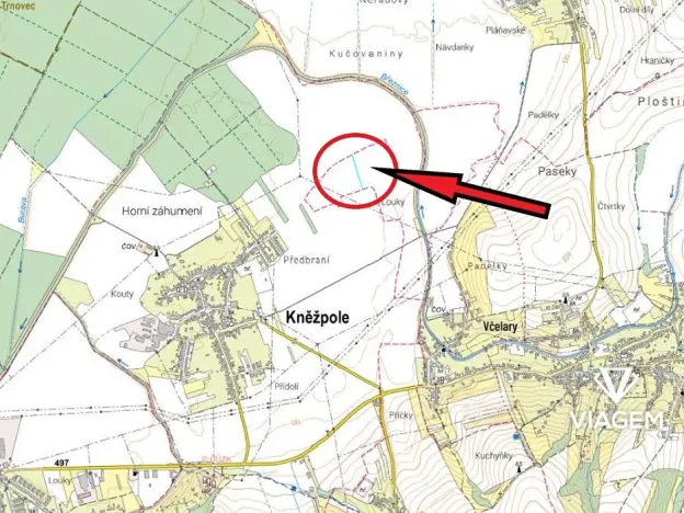 Prodej podílu pole, Mistřice, 460 m2