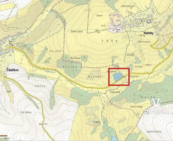 Prodej podílu pole, Částkov, 4234 m2