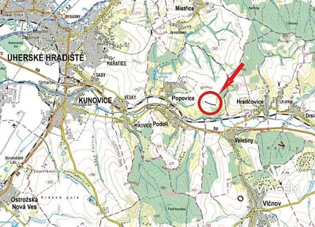 Prodej podílu pole, Popovice, 1885 m2