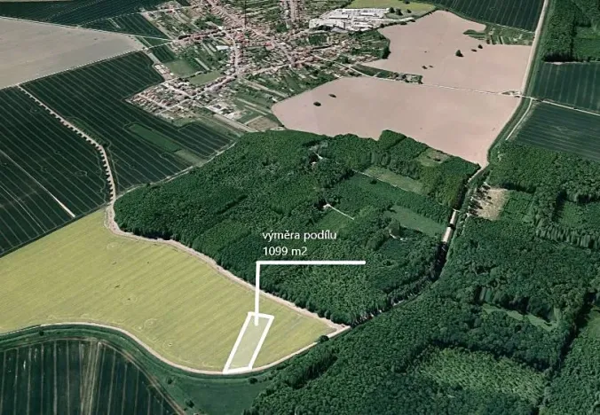 Prodej podílu pole, Kněžpole, 1099 m2