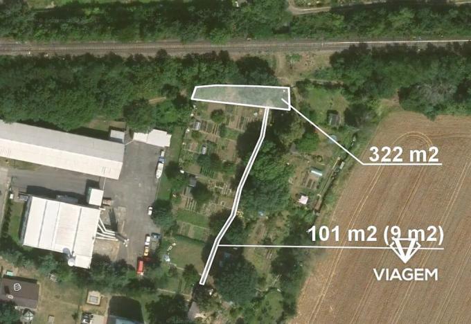 Prodej zahrady, Postoloprty, 331 m2