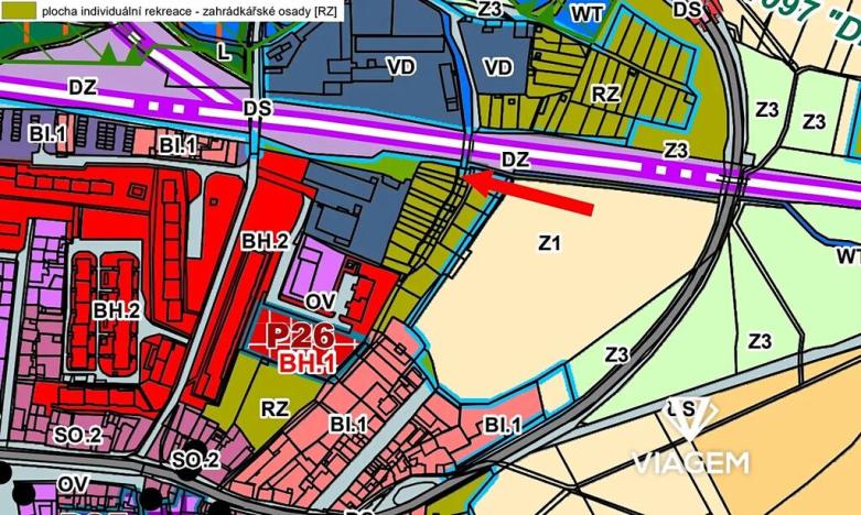 Prodej zahrady, Postoloprty, 331 m2