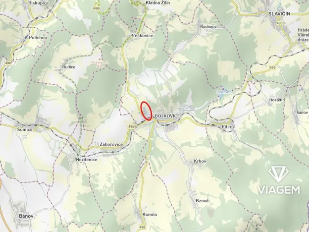 Prodej podílu pozemku pro bydlení, Bojkovice, 1192 m2