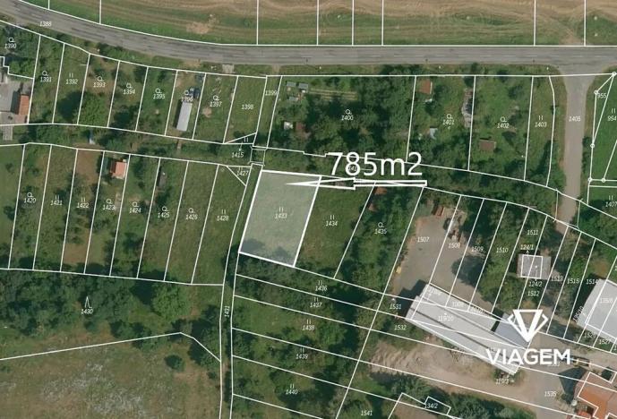 Prodej zahrady, Plumlov, 785 m2