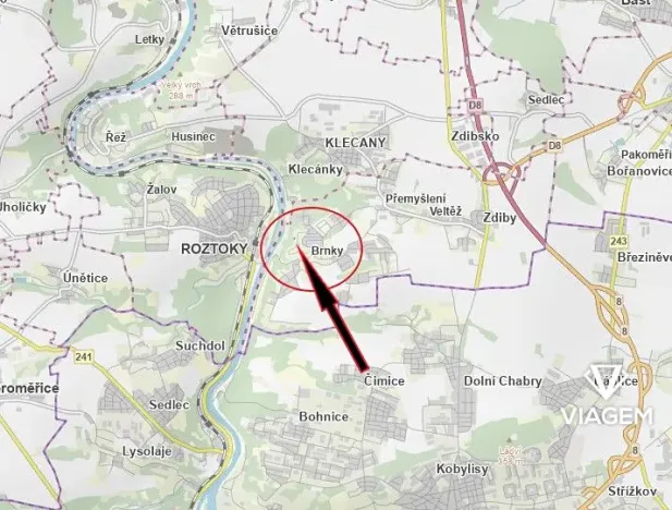 Prodej zahrady, Zdiby, 538 m2