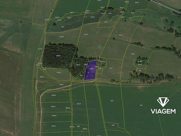 Prodej podílu pole, Borovnice, 310 m2