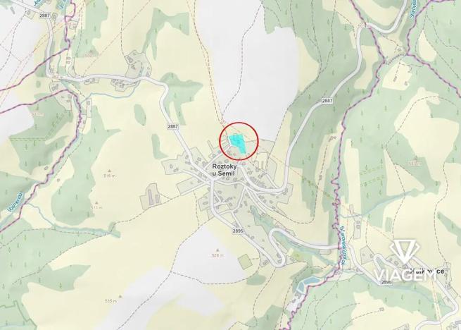 Prodej podílu pozemku pro bydlení, Roztoky u Semil, 1823 m2