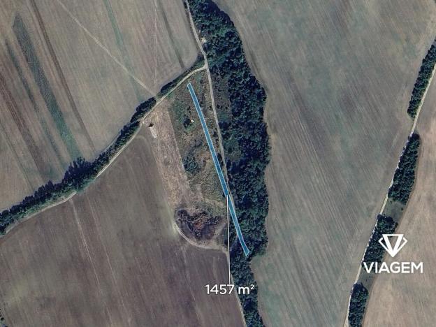 Prodej podílu pole, Hrubá Vrbka, 971 m2