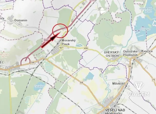 Prodej zahrady, Moravský Písek, 699 m2