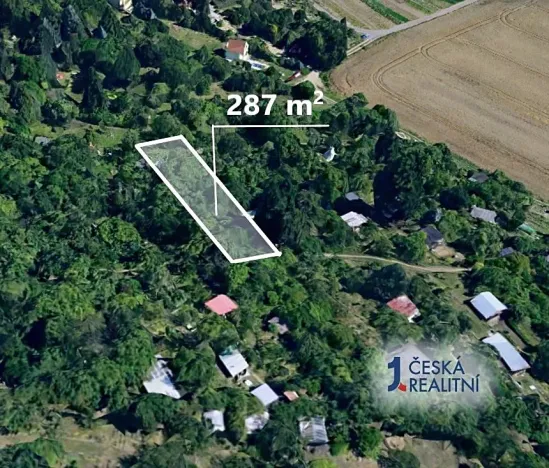 Prodej zahrady, Brno, 287 m2