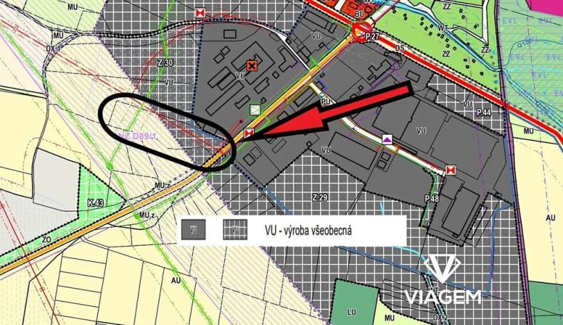 Prodej podílu komerčního pozemku, Blatná, 7477 m2