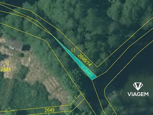 Prodej podílu zahrady, Dačice, 1703 m2