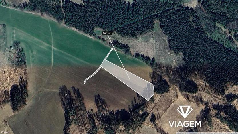 Prodej podílu pole, Borotín, 446 m2