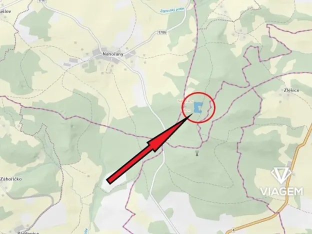 Prodej podílu lesa, Volyně, 1219 m2