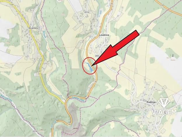 Prodej lesa, Loužnice, 2327 m2