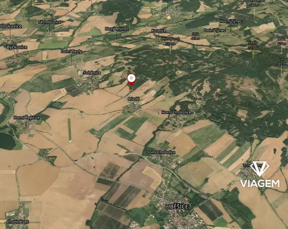 Prodej podílu zahrady, Liběšice, 1779 m2