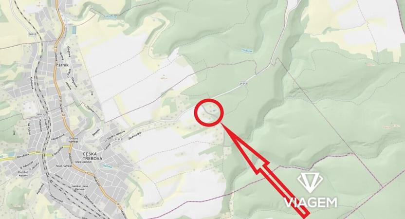 Prodej zahrady, Česká Třebová, 1171 m2