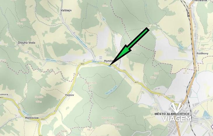 Prodej podílu pozemku pro bydlení, Město Albrechtice, 1166 m2