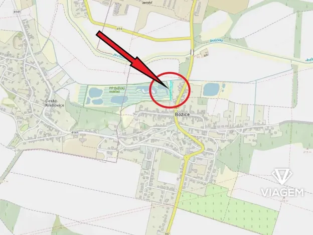 Prodej podílu zahrady, Božice, 163 m2