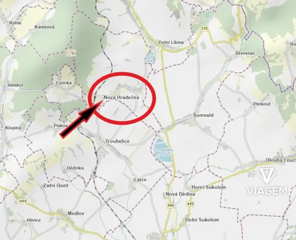Prodej pozemku pro bydlení, Nová Hradečná, 425 m2