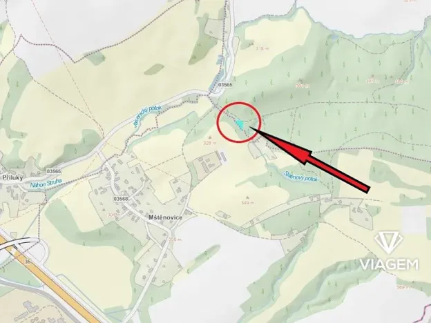 Prodej podílu lesa, Lešná, 311 m2