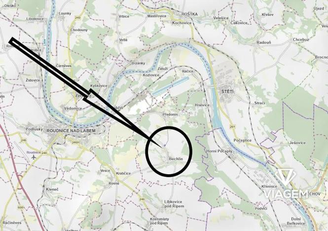 Prodej podílu pole, Bechlín, 2641 m2