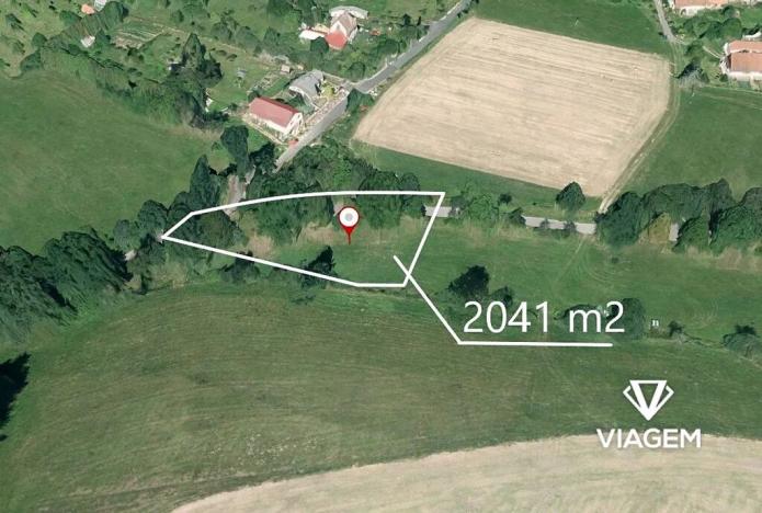 Prodej zahrady, Budislav, 2041 m2