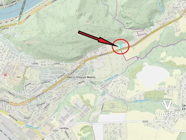 Prodej zahrady, Děčín, 382 m2