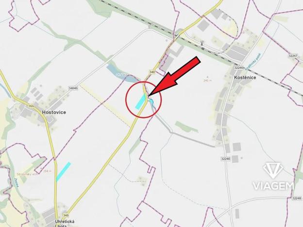 Prodej podílu pole, Úhřetická Lhota, 1707 m2