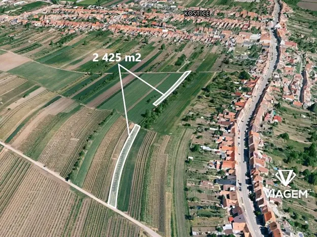 Prodej podílu pole, Kostice, 1212 m2