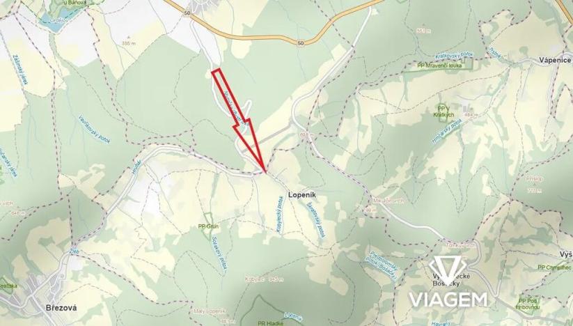 Prodej zahrady, Lopeník, 334 m2