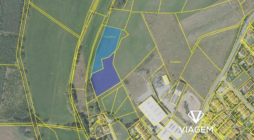 Prodej podílu pole, Psáry, 1965 m2