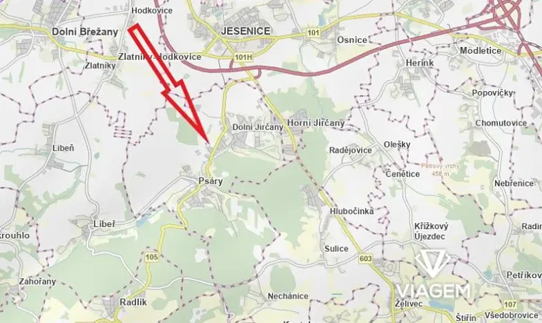 Prodej podílu pozemku pro bydlení, Psáry, 248 m2