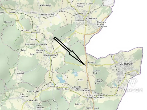 Prodej zahrady, Varnsdorf, 145 m2