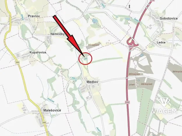 Prodej lesa, Medlov, 1873 m2