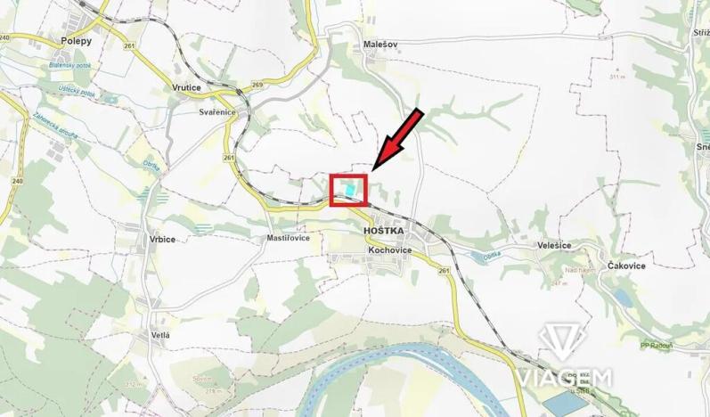 Prodej podílu pole, Hoštka, 3396 m2