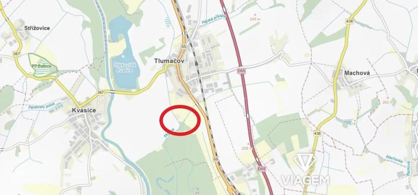 Prodej podílu pole, Tlumačov, 172 m2