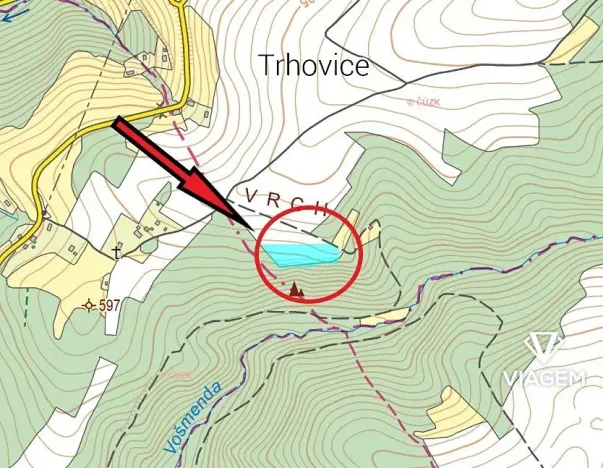 Prodej pole, Zlatá Olešnice, 11045 m2
