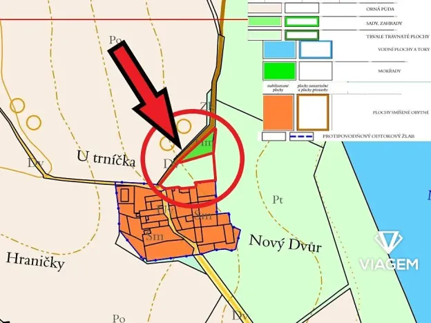 Prodej podílu zahrady, Volfířov, 439 m2
