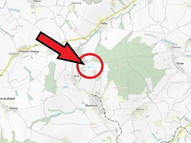 Prodej podílu pole, Zborovice, 1819 m2