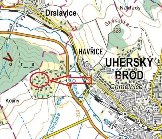 Prodej zahrady, Uherský Brod, 1931 m2