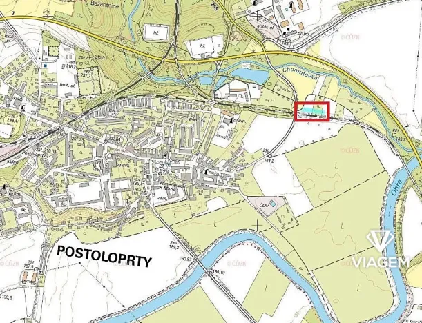 Prodej podílu zahrady, Postoloprty, 521 m2